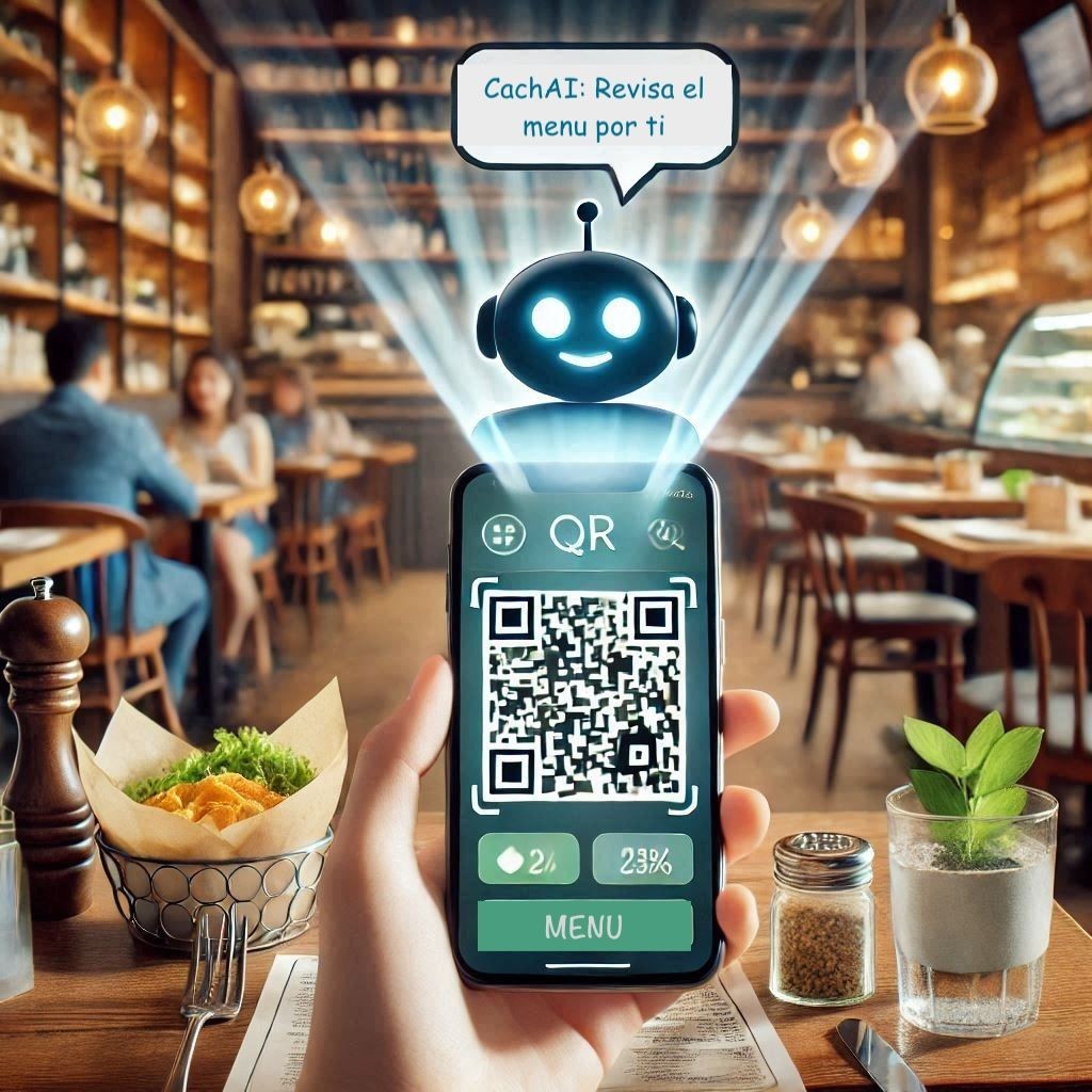 Menu Cachai chatbot interactivo